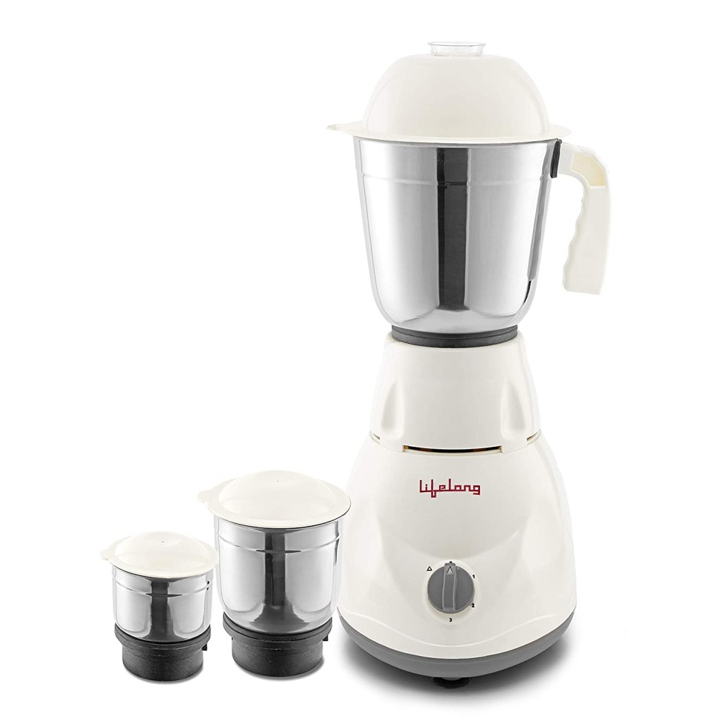 Latest Deal On Lifelong Power Pro 500-Watt Mixer Grinder with 3 Jars - Dealsified