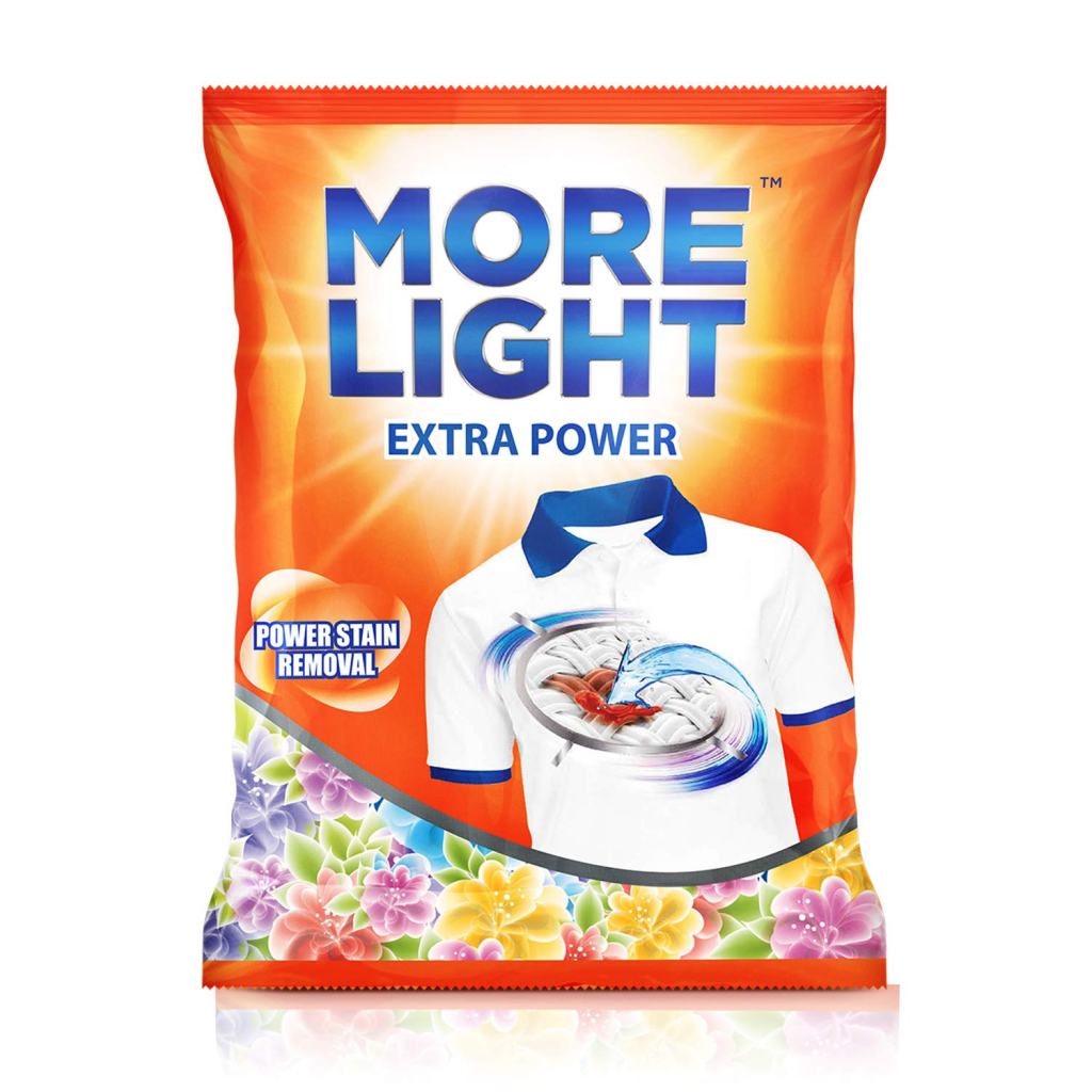 Latest Deal On More Light Extra Power Detergent Powder, 4 kg - Dealsified