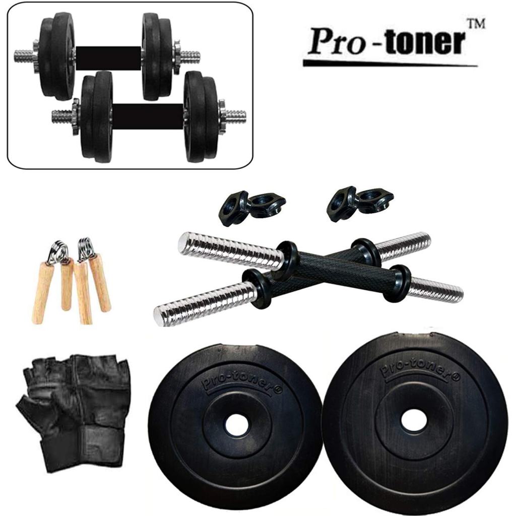 Protoner 20kg Adjustable Dumbbells with Gloves and Hand Gripper Latest Deal On Protoner 20kg Adjustable Dumbbells with Gloves and Hand Gripper - Dealsified