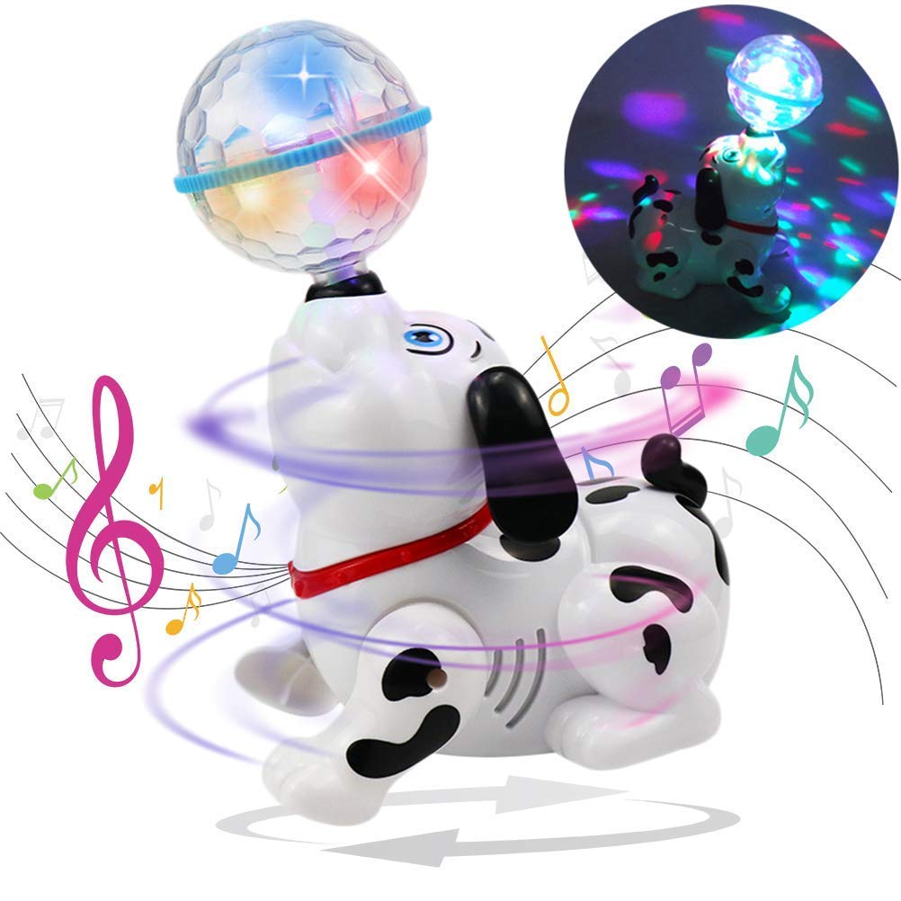 Latest Deal On Toyshine Dancing Dog with Music, Flashing Lights - Dealsified