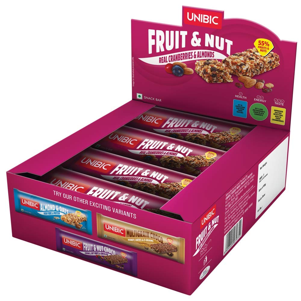 Latest Deal On Unibic Snack Bar Fruit and Nut 360g Pack of 12, 360g - Dealsified