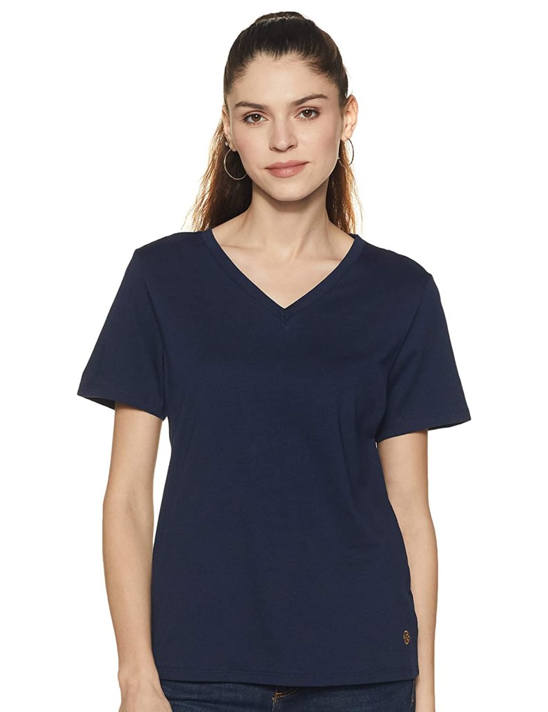 Latest Deal On Van Heusen Woman Women's Regular Fit T-Shirt - Dealsified