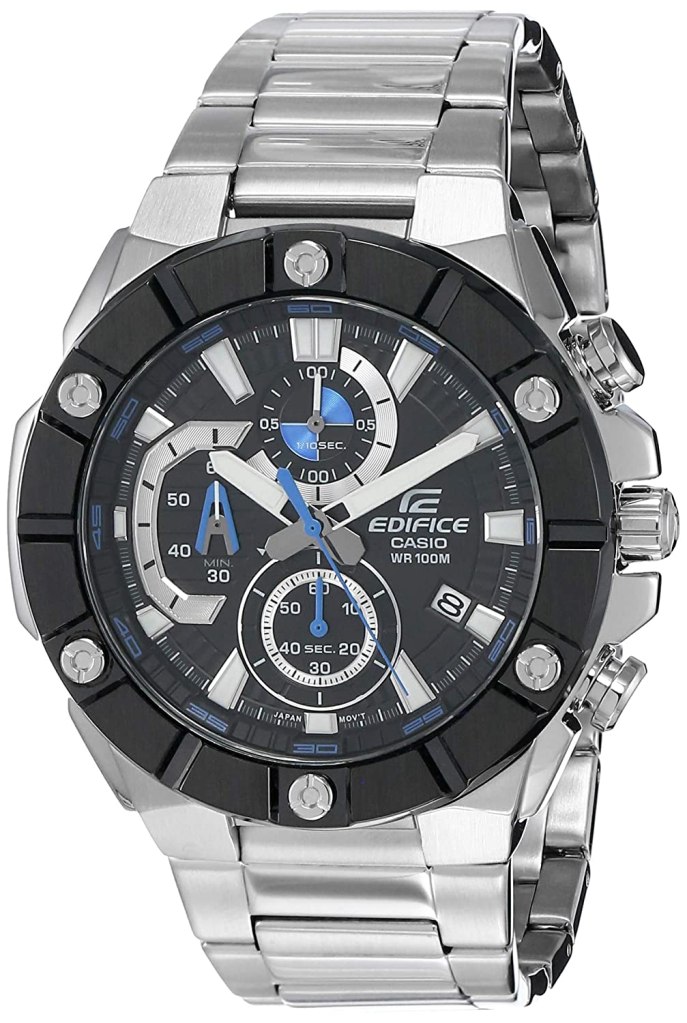 Latest Deal On Casio Edifice Chronograph Black Dial Men's Watch EFR-569DB-1AVUDF(ED488) - Dealsified