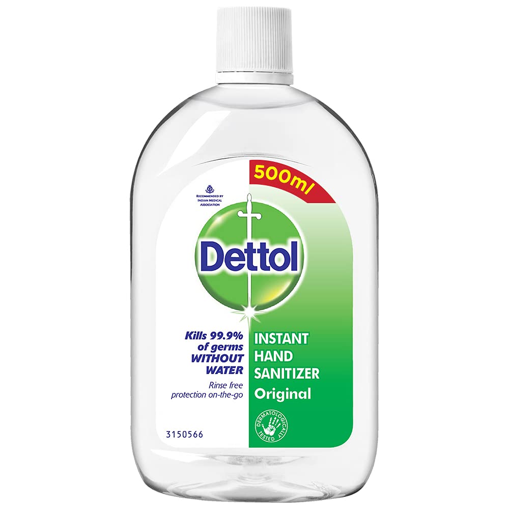 Dettol Original Germ Protection Alcohol based Hand Sanitizer Refill Bottle, 500ml Latest Deal On Dettol Original Germ Protection Alcohol based Hand Sanitizer Refill Bottle, 500ml - Dealsified
