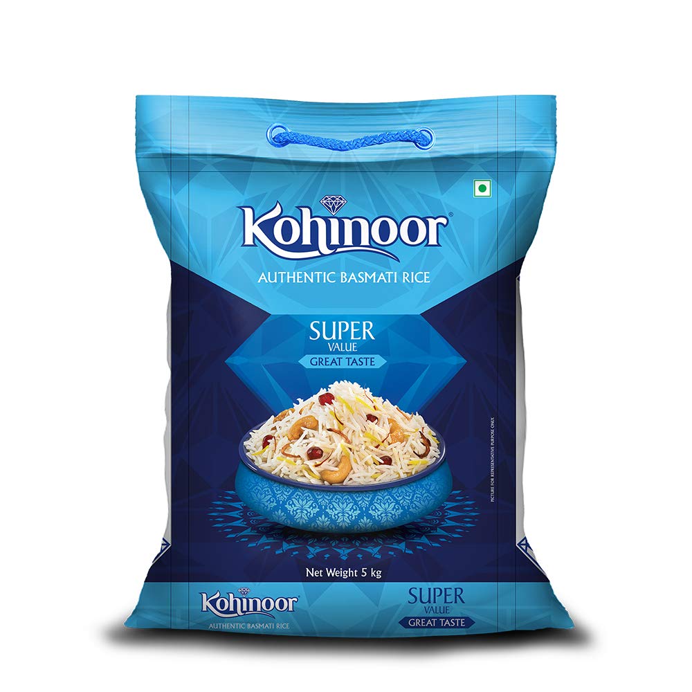 Latest Deal On Kohinoor Super Value Authentic Basmati Rice, 5 Kg Pack - Dealsified