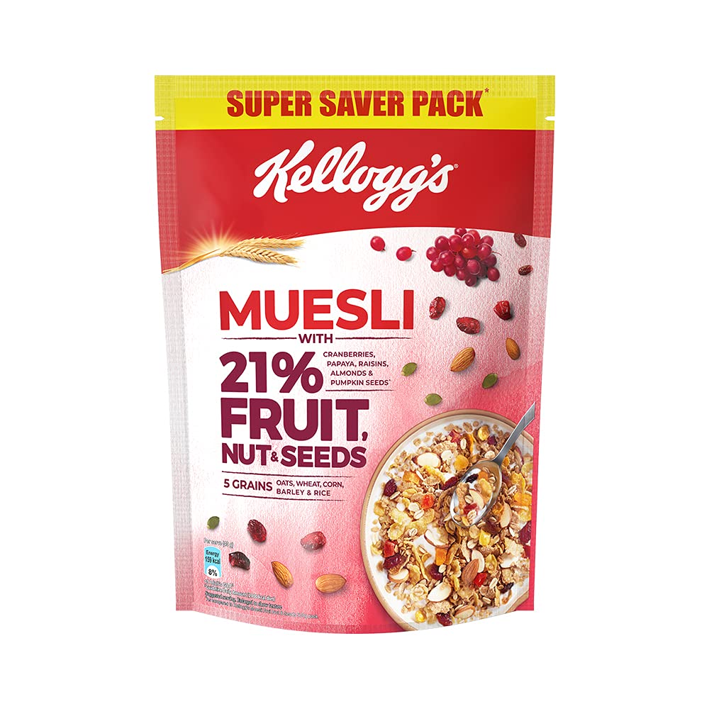 Latest Deal On New Kellogg's Muesli with 21% Fruit, Nut & Seeds - Dealsified