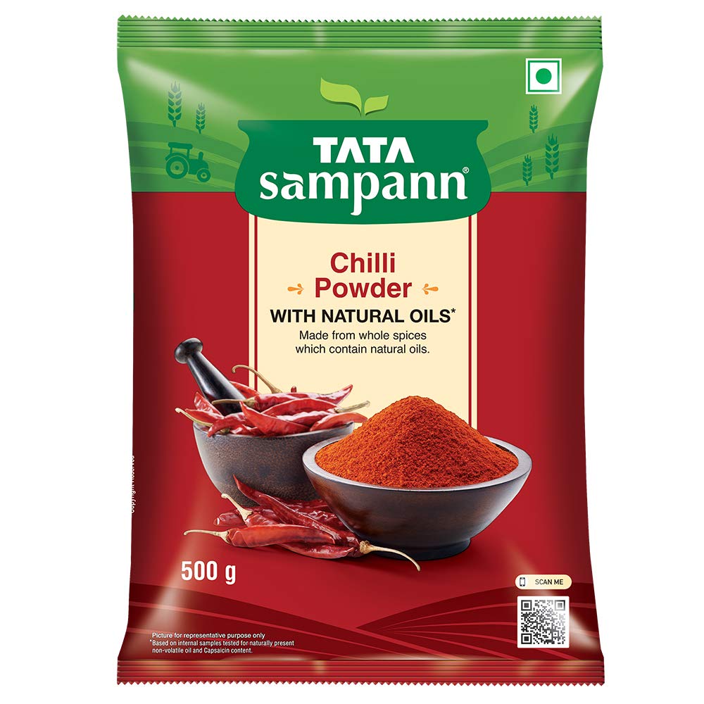 Latest Deal On Tata Sampann Chilli Powder, 500g - Dealsified