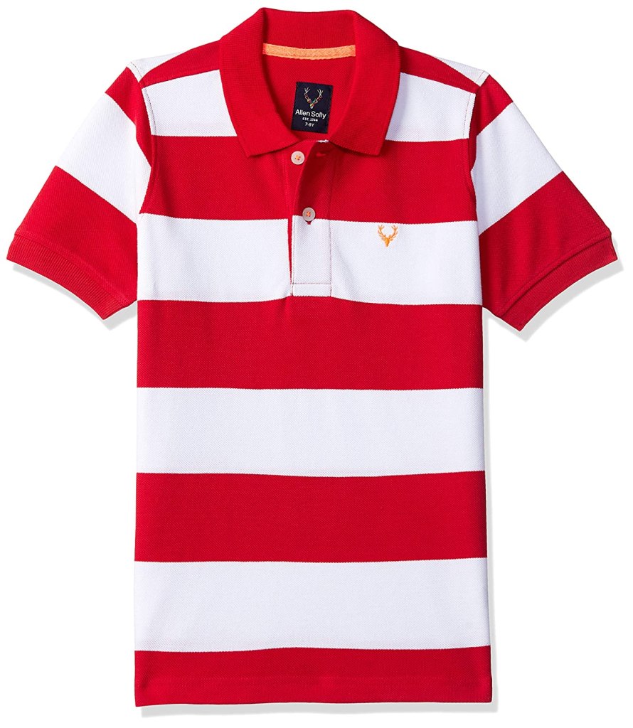 Allen Solly Junior Boy's Striped Regular fit Polo Latest Deal On Allen Solly Junior Boy's Striped Regular fit Polo - Dealsified