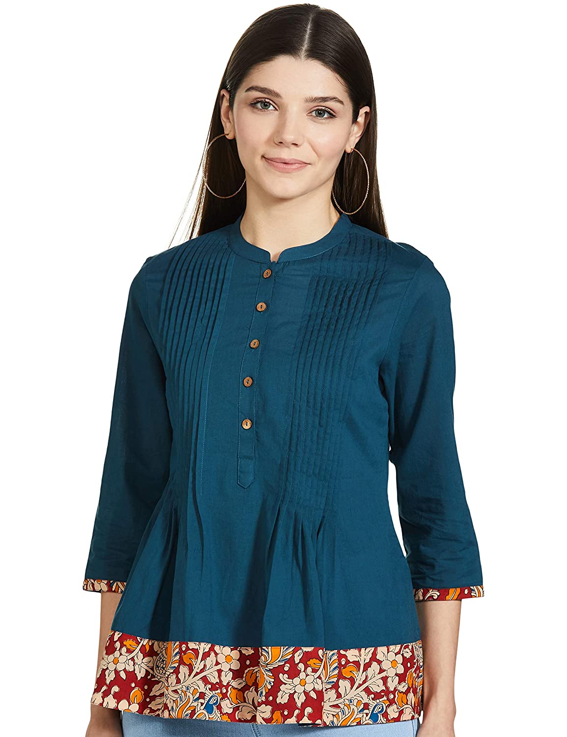 Amazon Brand - Myx Women's Regular Short Kurti Offers And Deals in India - Dealsified