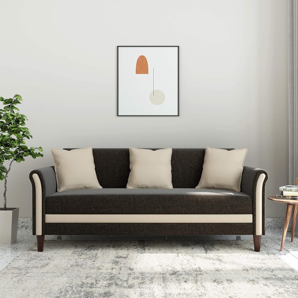 Latest Deal On Amazon Brand - Solimo Houstan 3 Seater Leatherette Sofa - Dealsified