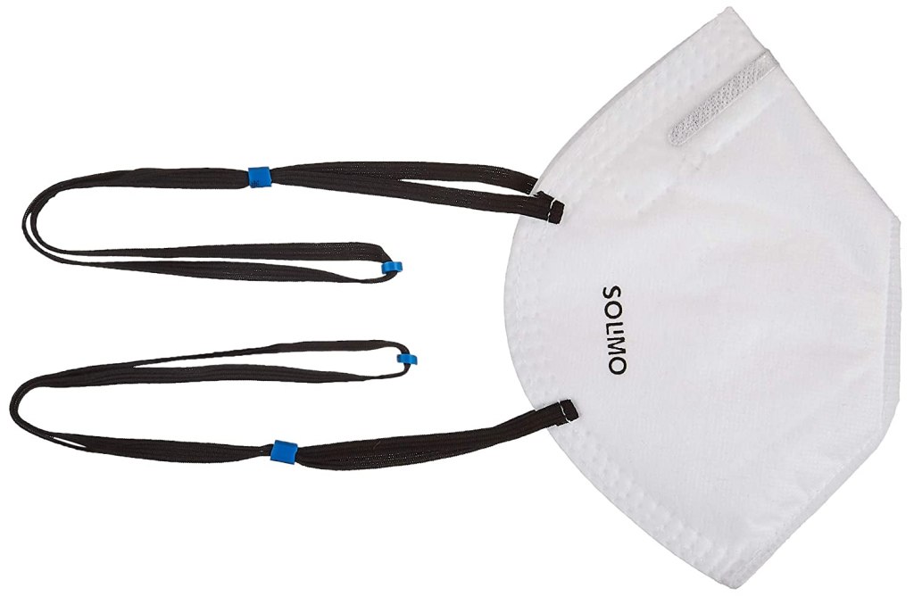 Latest Deal On Amazon Brand - Solimo Non-Washable N95 Anti-Pollution Mask, Set of 5 - Dealsified