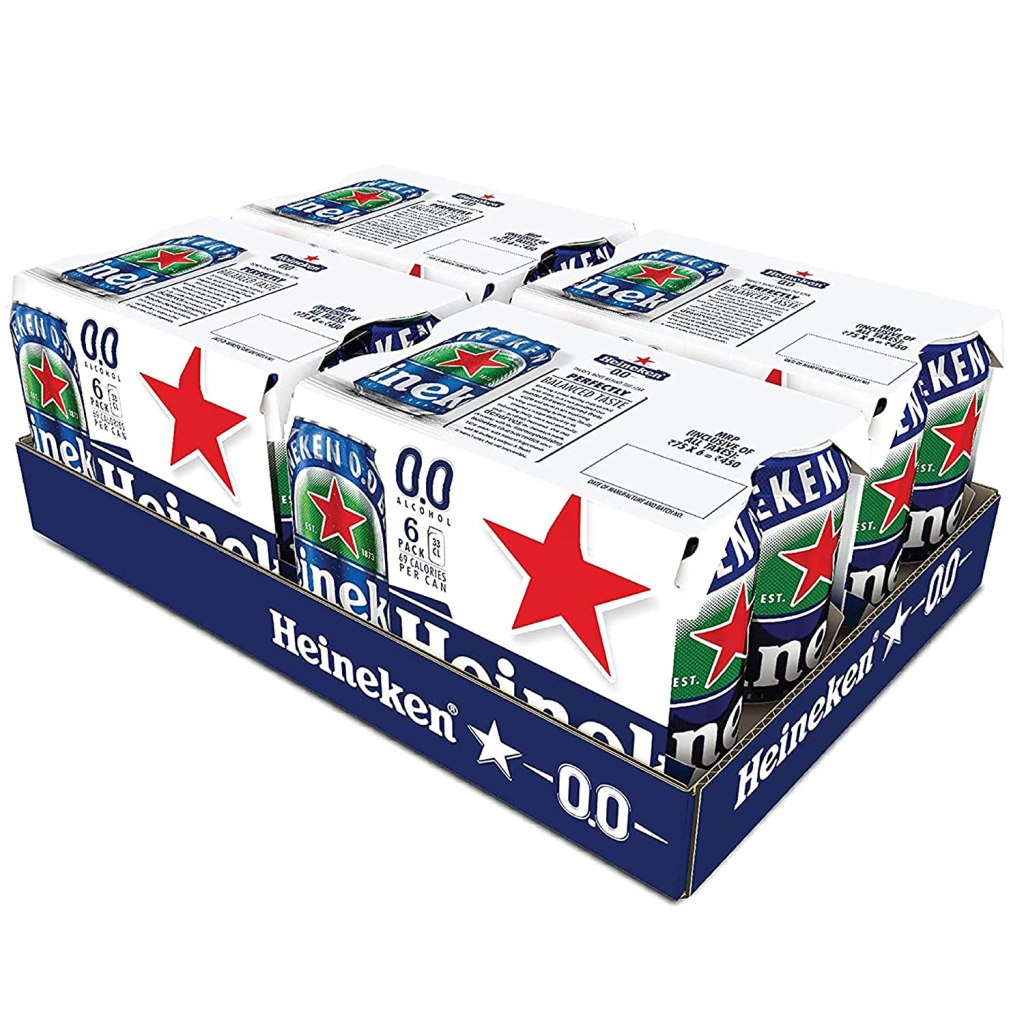 Latest Deal On Heineken 0.0 % Non Alcoholic Lager Beer - Zero Dot Zero Can 24 Pack - Dealsified