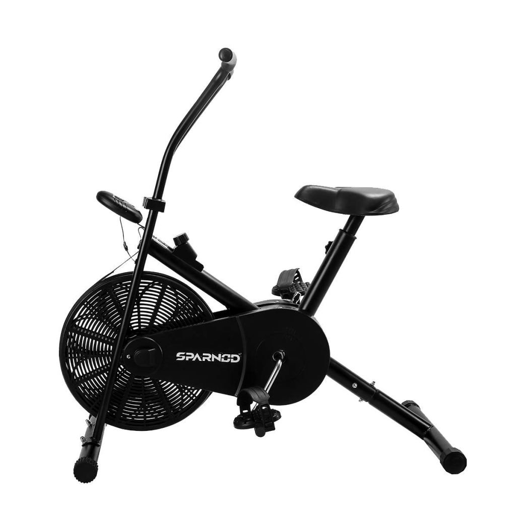 Latest Deal On Sparnod Fitness SAB-04 Air Bike Exercise Cycle - Dealsified