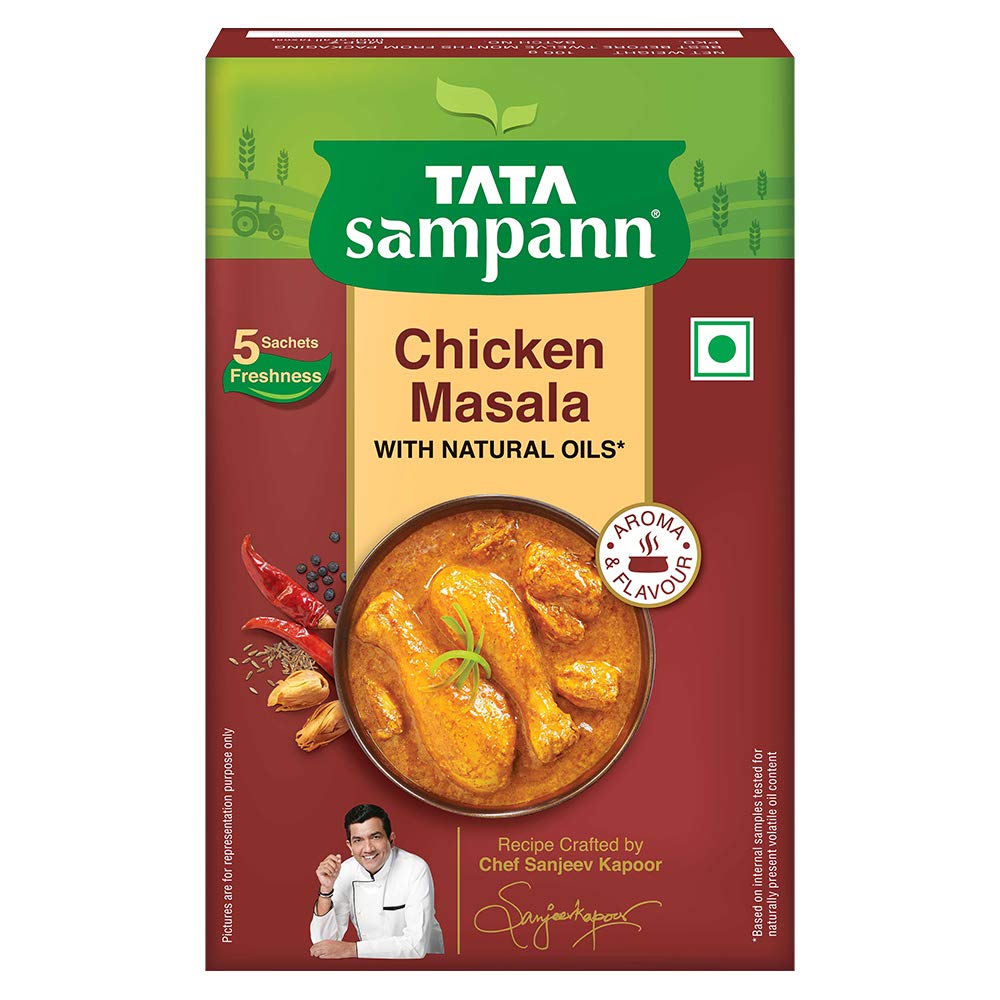 Tata Sampann Chicken Masala, 100g Latest Deal On Tata Sampann Chicken Masala, 100g - Dealsified