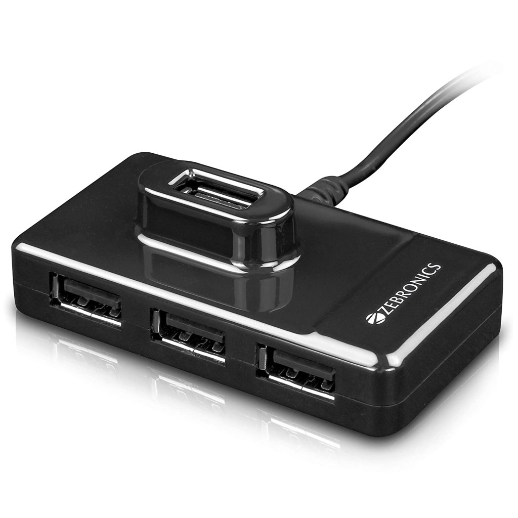 Latest Deal On ZEBRONICS Zeb-100 4 Ports USB Hub - Dealsified