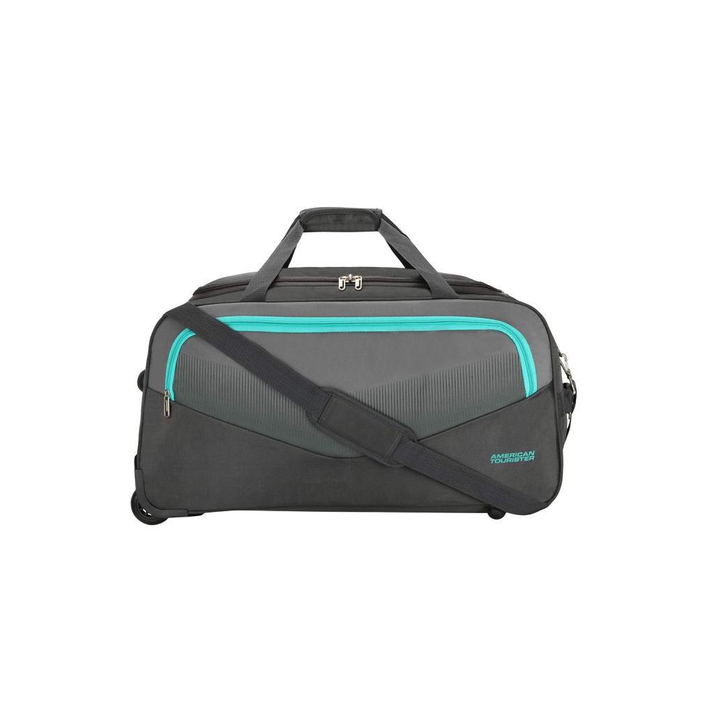 Latest Deal On American Tourister Ohio Polyester 65 cms Grey Travel Duffle - Dealsified