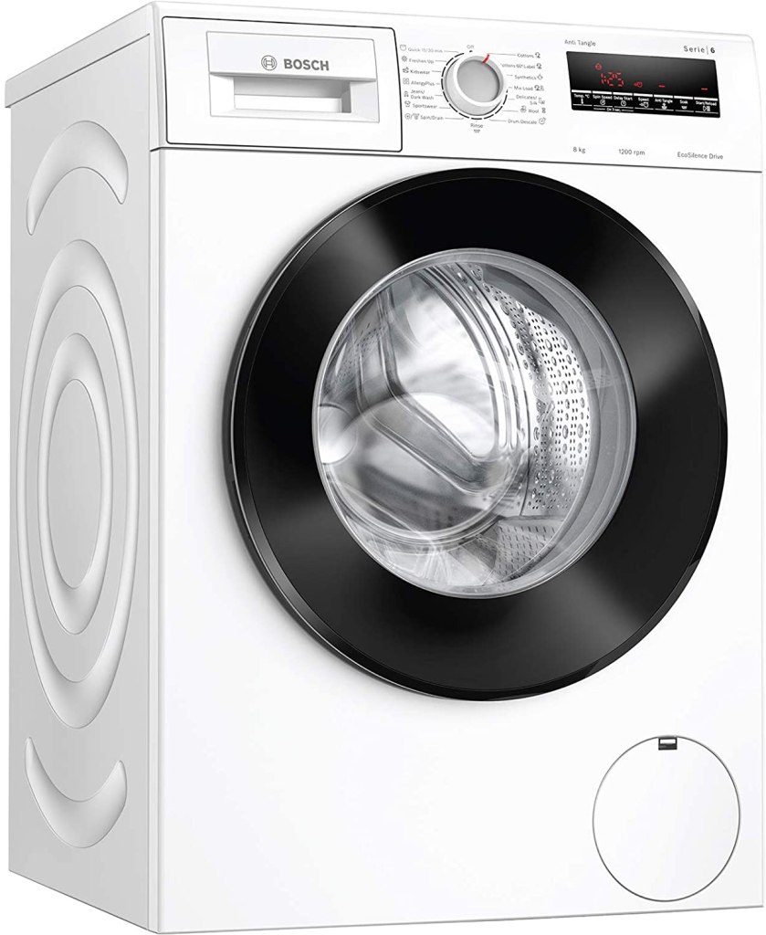 Latest Deal On Bosch 8 kg 5 Star Inverter Touch Control Fully Automatic Front Loading Washing Machine with In- built Heater - Dealsified