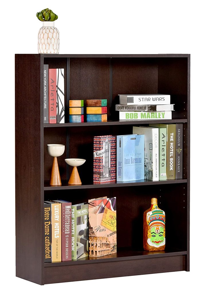 Latest Deal On DeckUp Muvo Book Shelf (Dark Wenge, Matte Finish) - Dealsified