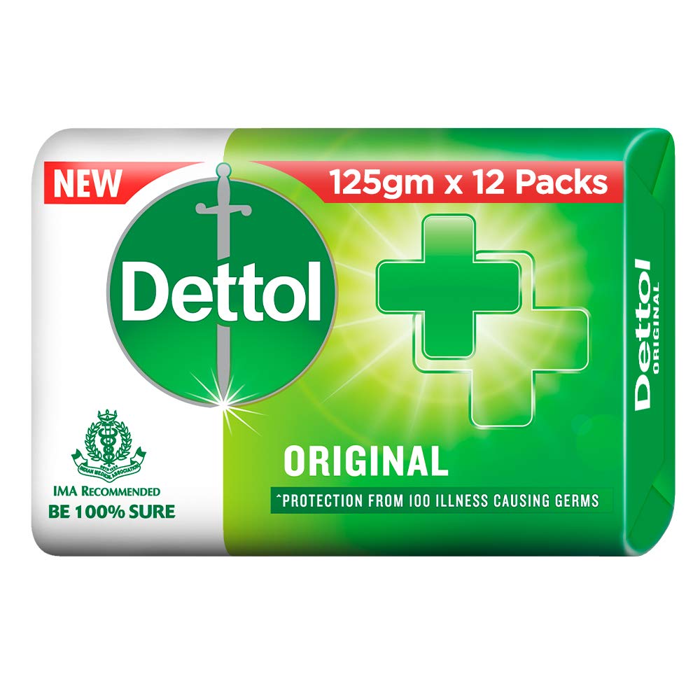 Latest Deal On Dettol Original Soap - 125 g (Pack of 12) - Dealsified