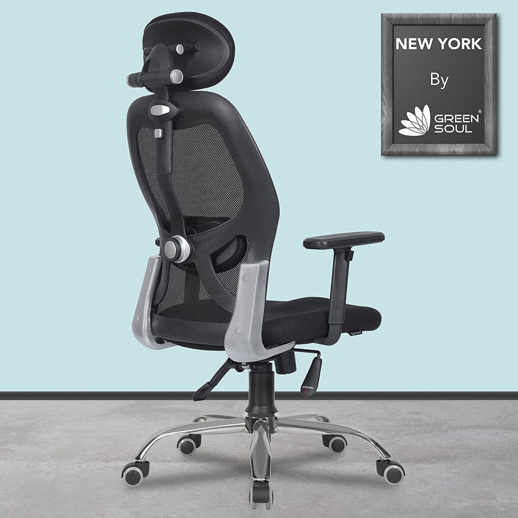 Latest Deal On Green Soul Newyork High Back Mesh Office Executive Ergonomic Chair - Dealsified