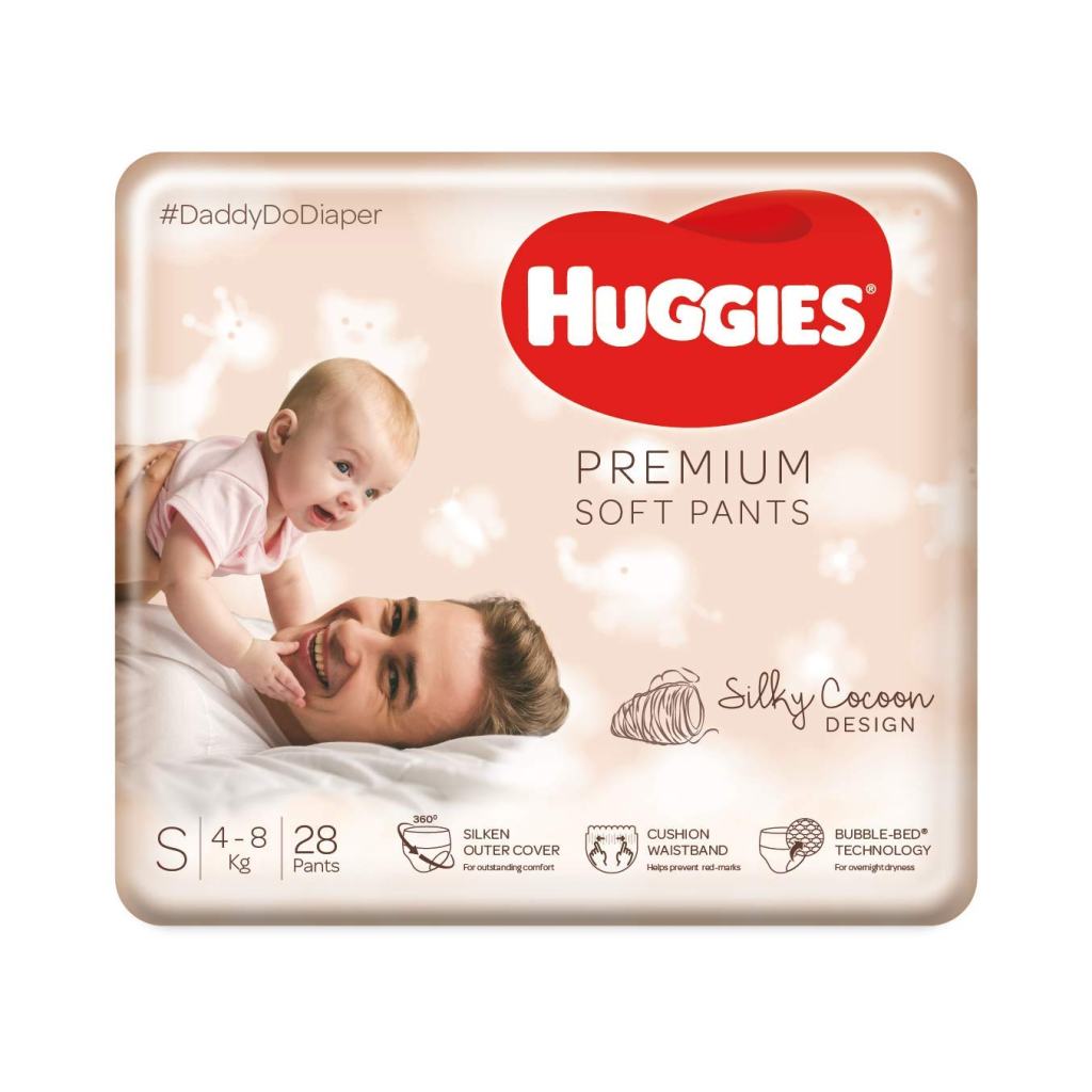 Huggies Premium Soft Pants, Small (S) size baby diaper pants, 28 count Latest Deal On Huggies Premium Soft Pants, Small (S) size baby diaper pants, 28 count - Dealsified