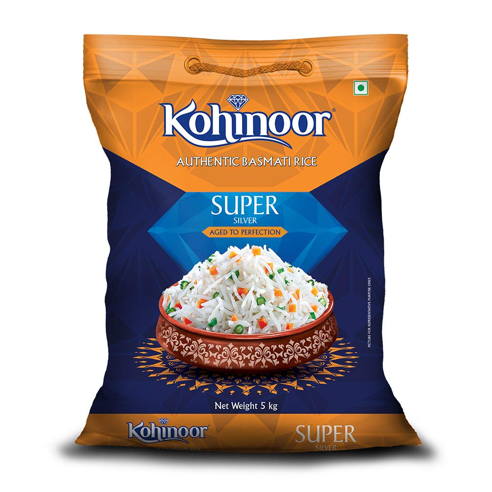 Latest Deal On Kohinoor Super Silver Basmati Rice 5 Kg - Dealsified