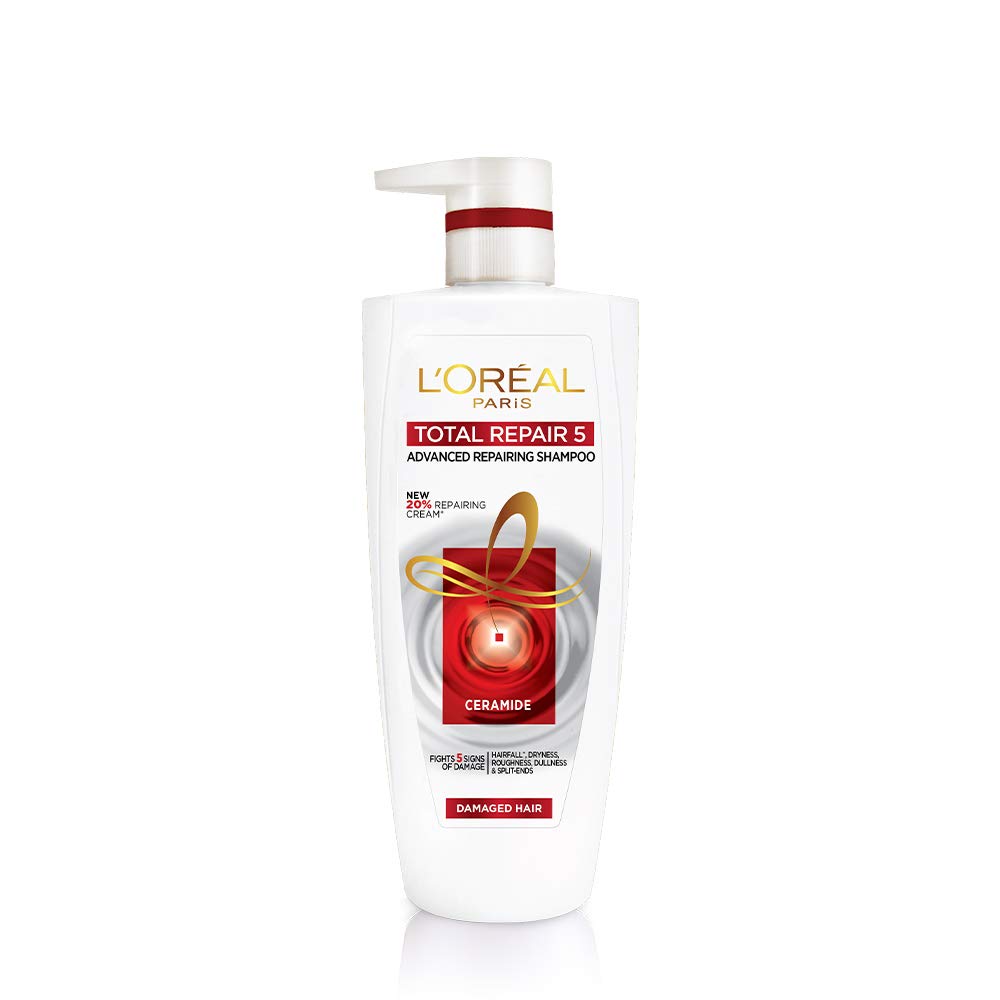 Latest Deal On Loreal Paris Total Repair 5 Shampoo, 1 litre - Dealsified