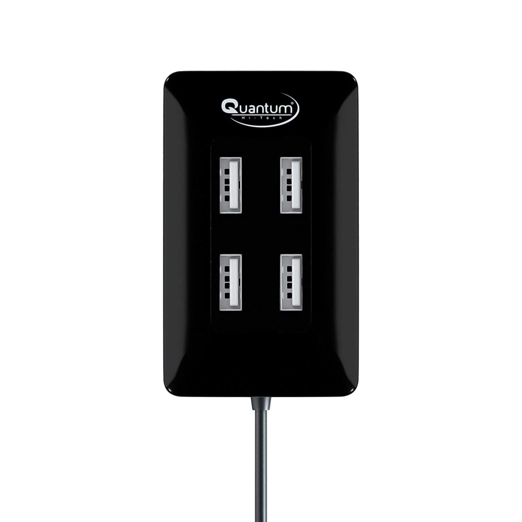 Latest Deal On Quantum QHM6633 4-Port Hi-Speed USB Hub - Dealsified