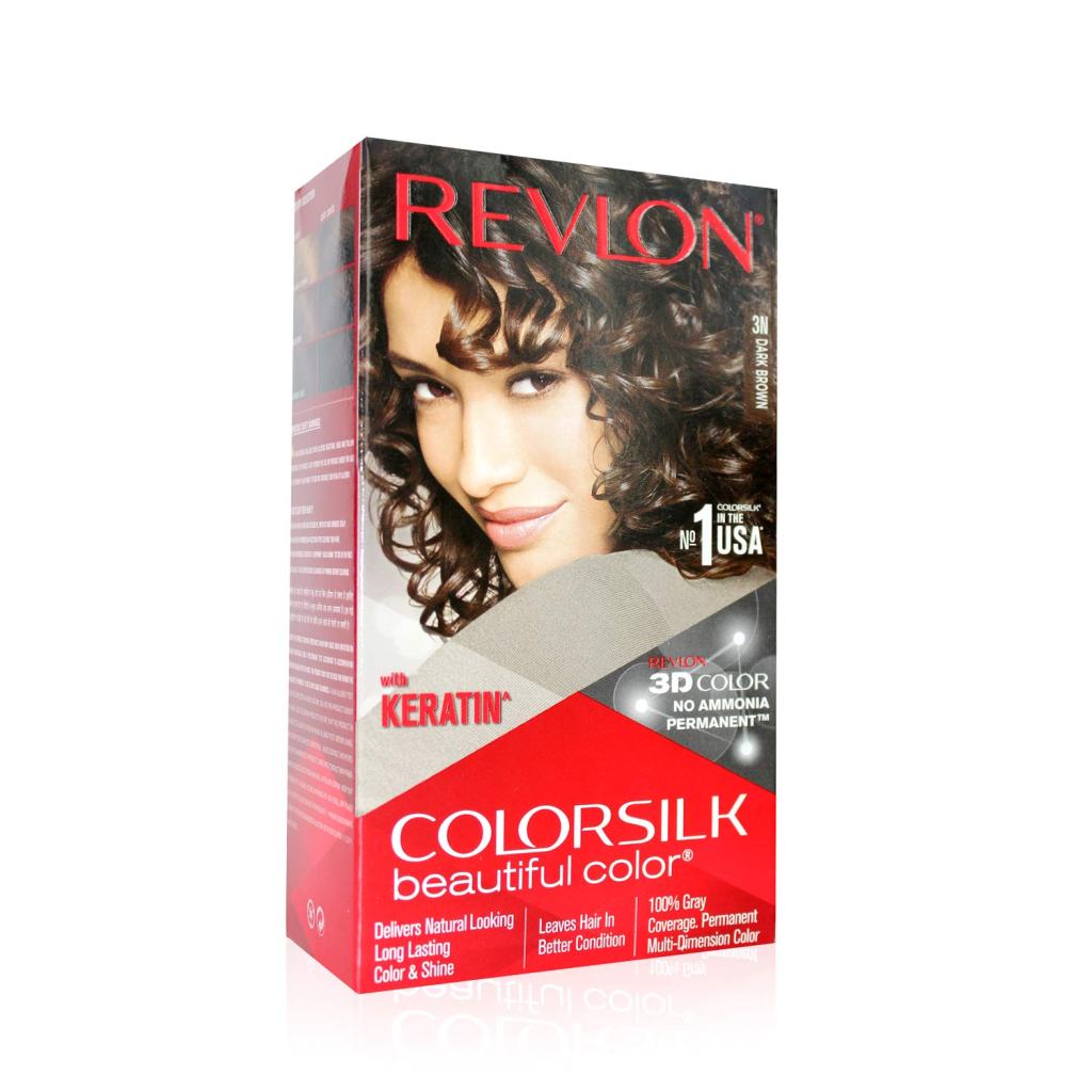 REVLON Color Silk Hair Color (3D Color Gel Technology) with Keratin, Dark Brown 3N Latest Deal On REVLON Color Silk Hair Color (3D Color Gel Technology) with Keratin, Dark Brown 3N - Dealsified