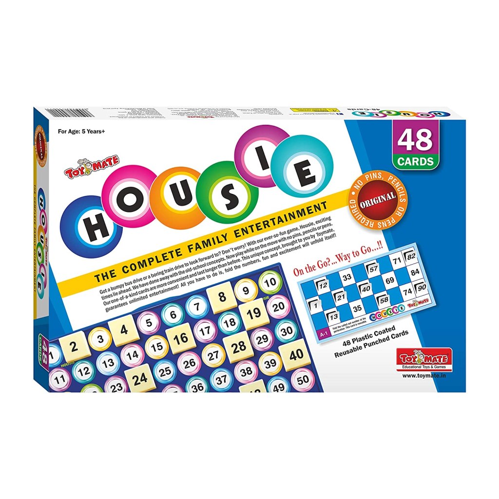 Latest Deal On Toymate HOUSIE-48 Reusable Cards Family Game - Dealsified