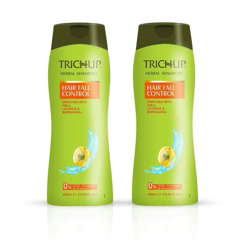 Latest Deal On Trichup Hair Fall Control Herbal Hair Shampoo (400 ml) (Pack of 2) - Dealsified