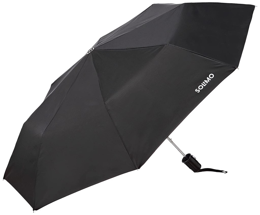 Latest Deal On Amazon Brand - Solimo Folding Umbrella with UV Protection and Auto-open - Dealsified