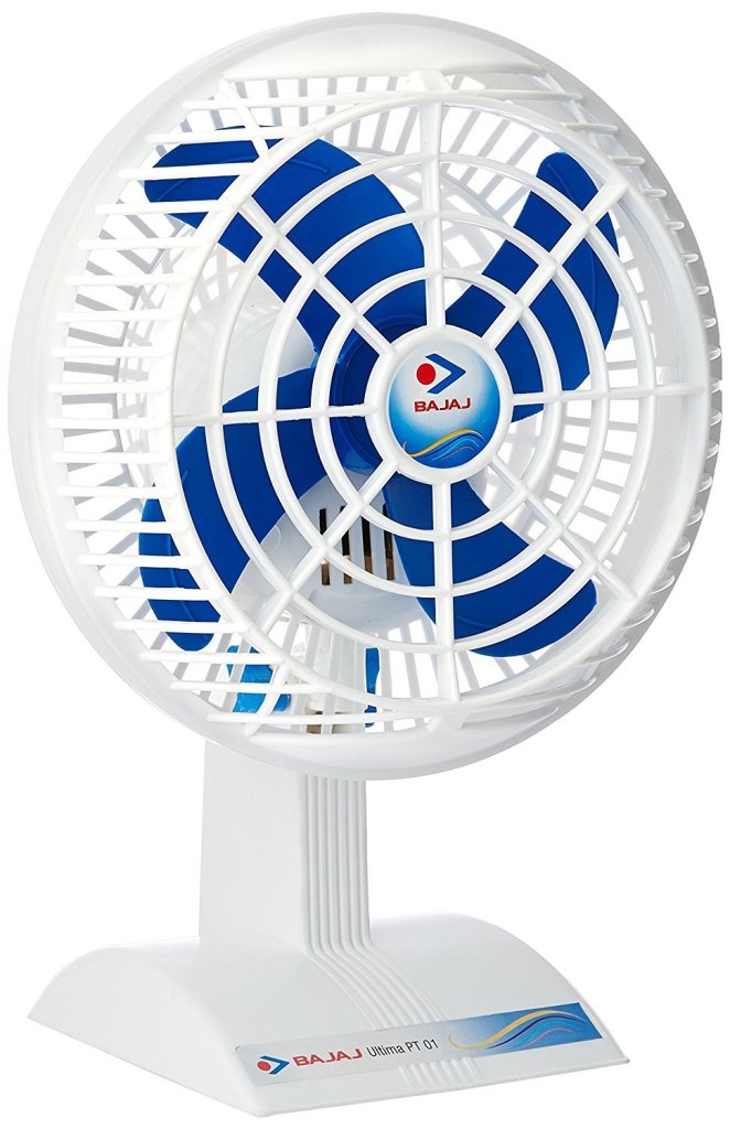 Latest Deal On Bajaj Ultima PT01 200mm Table Fan (White) - Dealsified