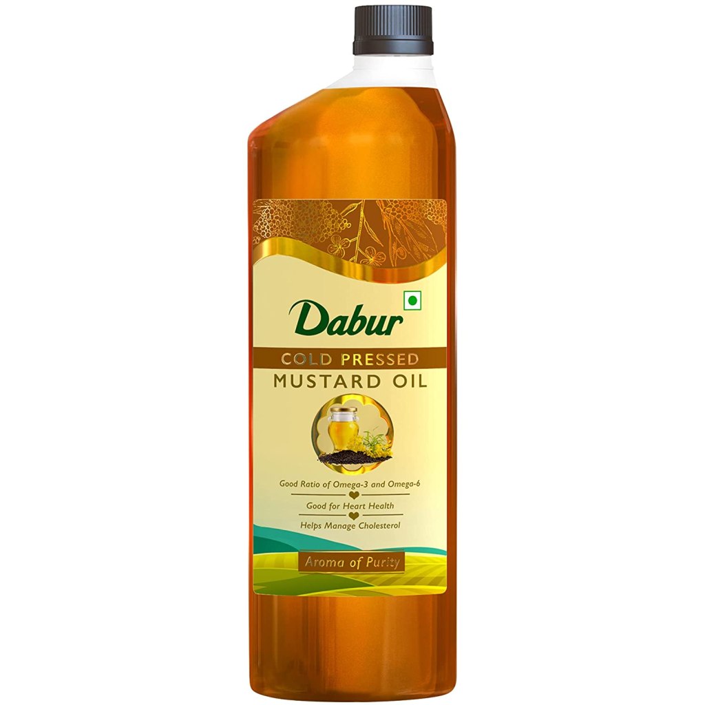 Latest Deal On Dabur Cold Pressed Mustard Oil -1L - Dealsified