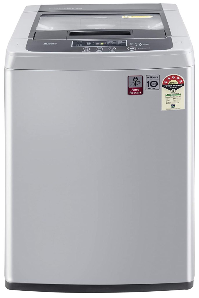 Latest Deal On LG 6.5 Kg 5 Star Smart Inverter Fully-Automatic Top Loading Washing Machine - Dealsified