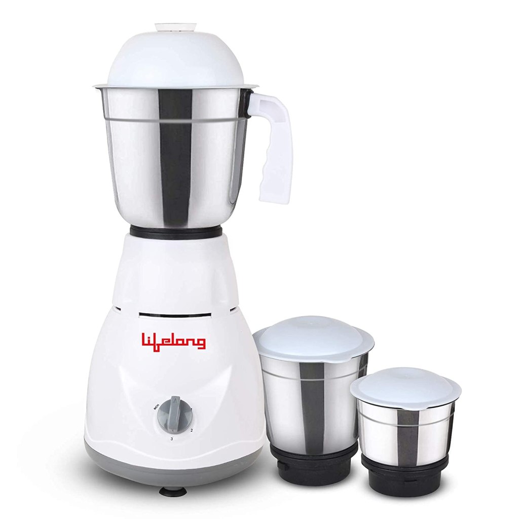 Latest Deal On Lifelong Power Pro 500-Watt Mixer Grinder with 3 Jars - Dealsified