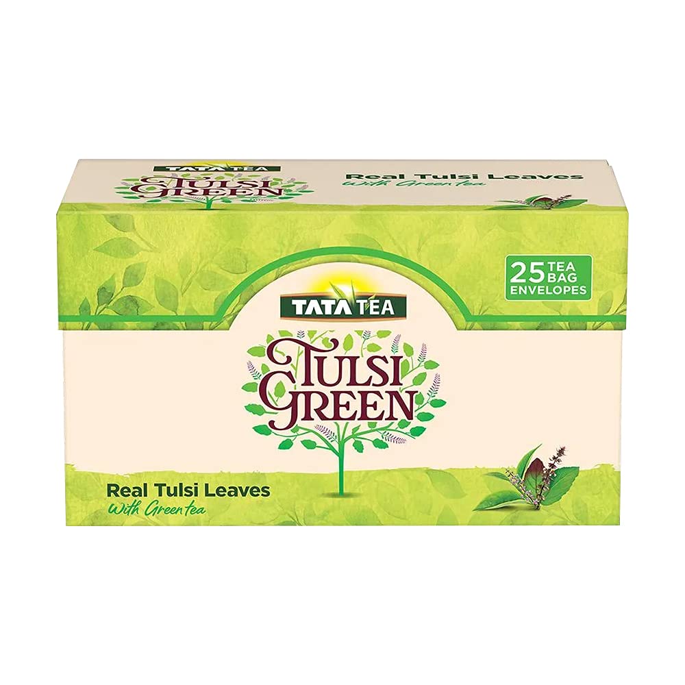 Latest Deal On Tata Tea Tulsi Green, 25 Tea Bags - Dealsified