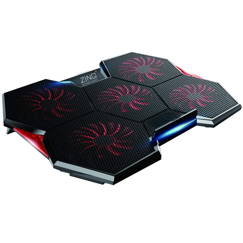Latest Deal On Zinq Technologies Cool Slate Five Fan Cooling Pad - Dealsified