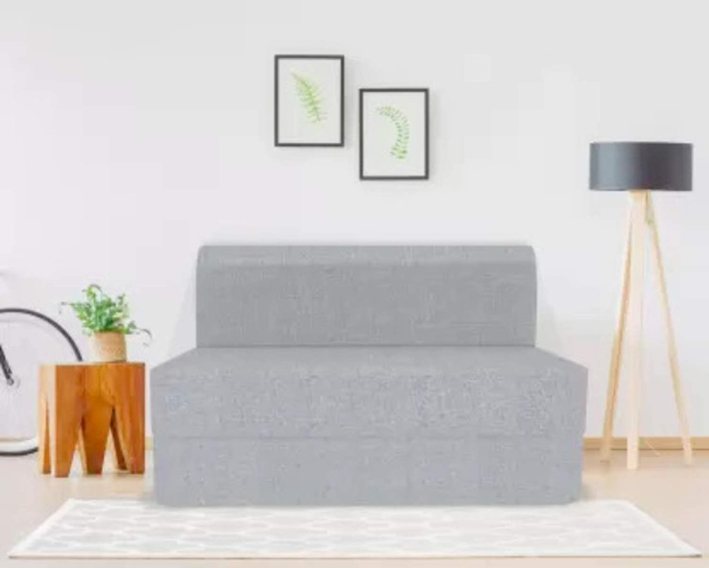 Latest Deal On Coirfit Jute Fabric Washable Cover Folding Sofa Cum Bed - Dealsified
