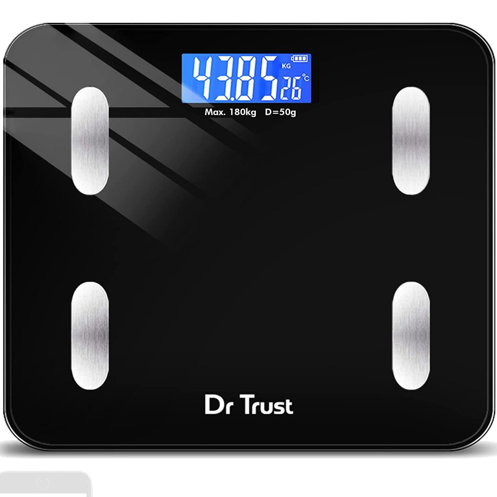 Latest Deal On Dr Trust Digital Smart Electronic Rechargeable Bluetooth Fitness Body Composition Monitor - Dealsified
