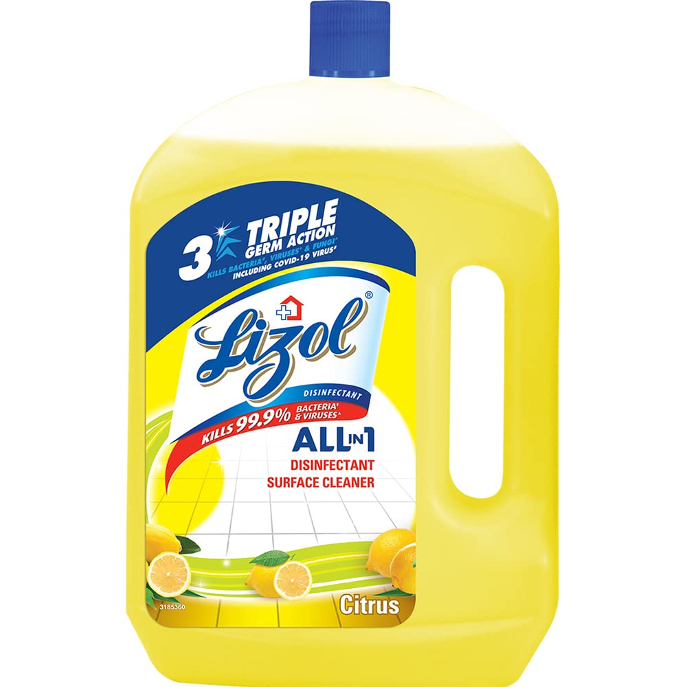 Latest Deal On Lizol Disinfectant Surface & Floor Cleaner Liquid, Citrus - 2 L - Dealsified
