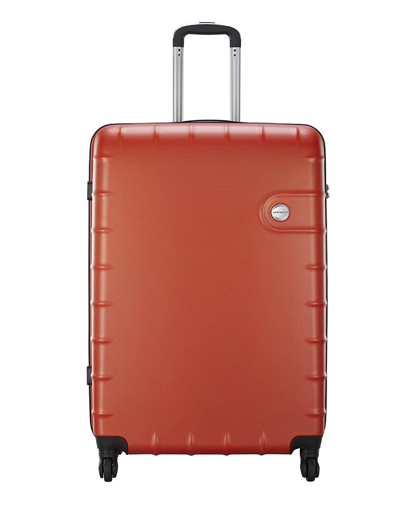Latest Deal On Aristocrat Lisbon ABS Hardside Trolley Bag with Anti-Scratch Surface - Dealsified