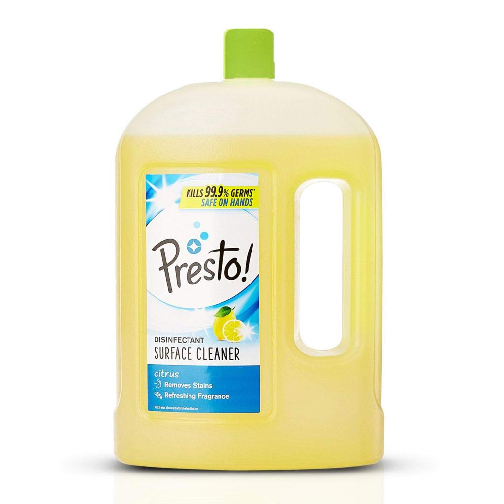 Latest Deal On Presto! Disinfectant Surface/Floor Cleaner - 2 Litre (Citrus) - Dealsified