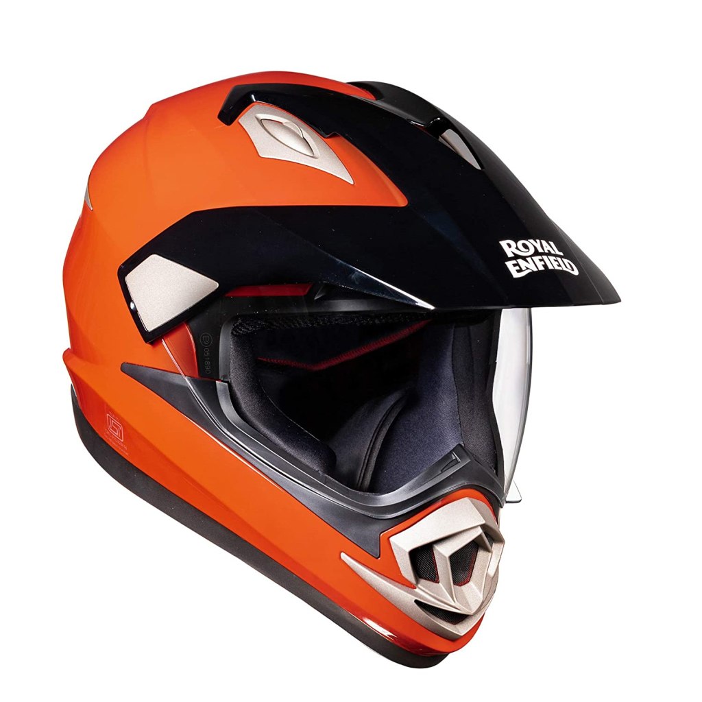 Latest Deal On Royal Enfield Full Face Helmet Gloss GT Red (M) 57 CM (RRGHEM000366) - Dealsified