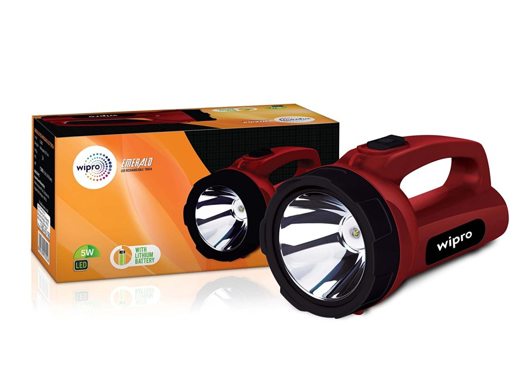 Latest Deal On Wipro Emerald Rechargeable Emergency Light - Dealsified