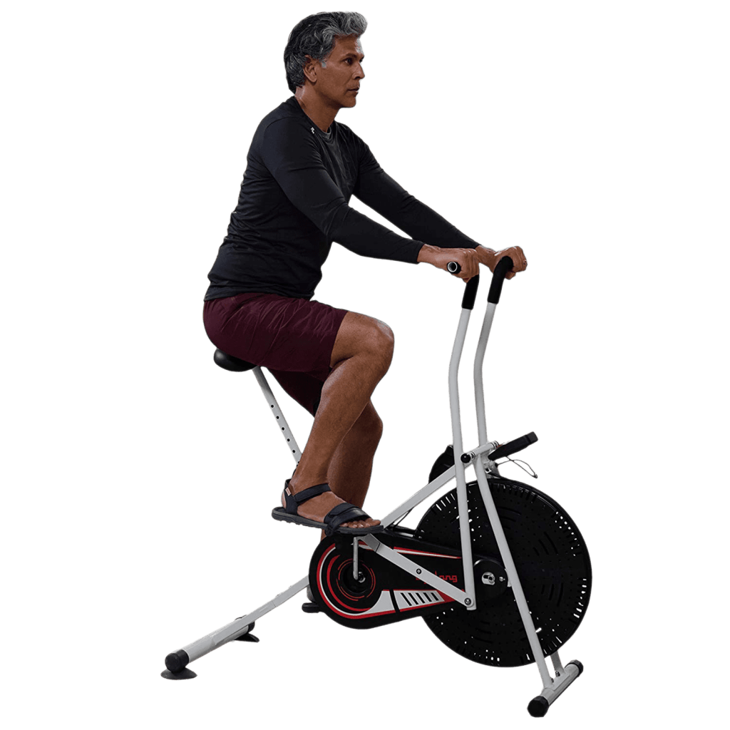 Latest Deal On Lifelong FITPRO, Air Bike (Digital Display Meter, LLFCN36, Black) - Dealsified