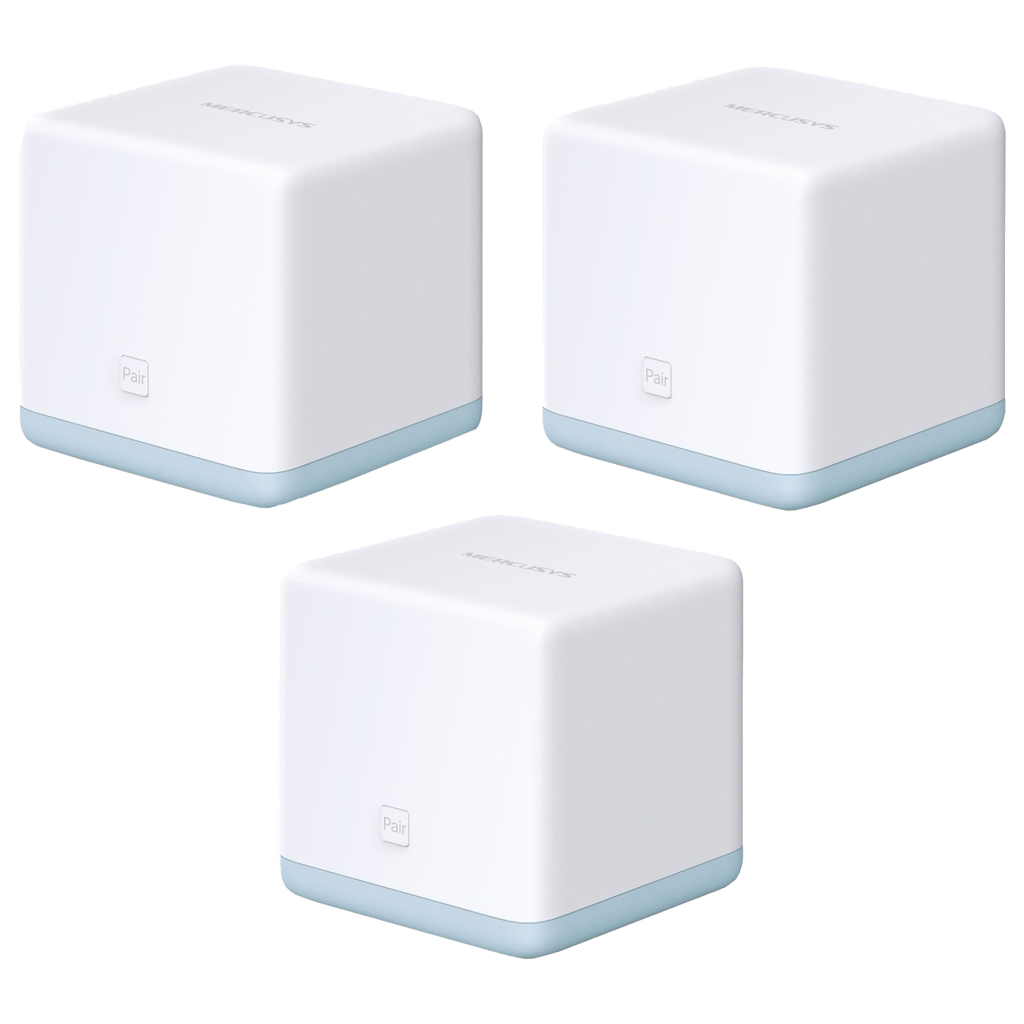 Latest Deal On MERCUSYS Halo S12(3-pack) Dual Band Pack of 3 WiFi Home Mesh System - Dealsified