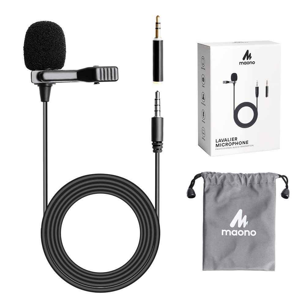 Latest Deal On Maono AU-400 Lavalier Microphone (Black) - Dealsified