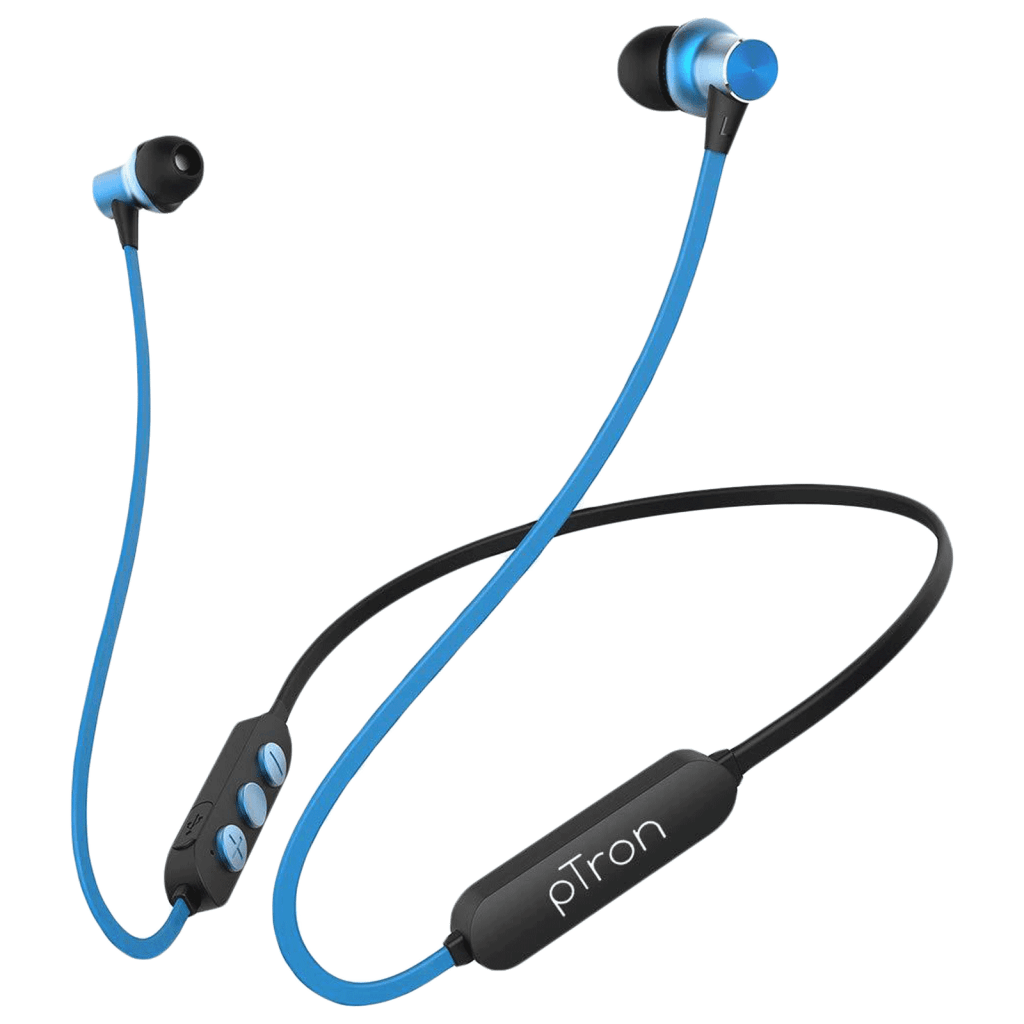 Latest Deal On pTron Avento Classic In-Ear Passive Noise Cancellation Wireless Earphone with Mic - Dealsified