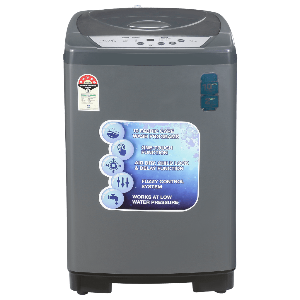 Latest Deal On Croma 7.5 kg 5 Star Fully Automatic Top Load Washing Machine - Dealsified